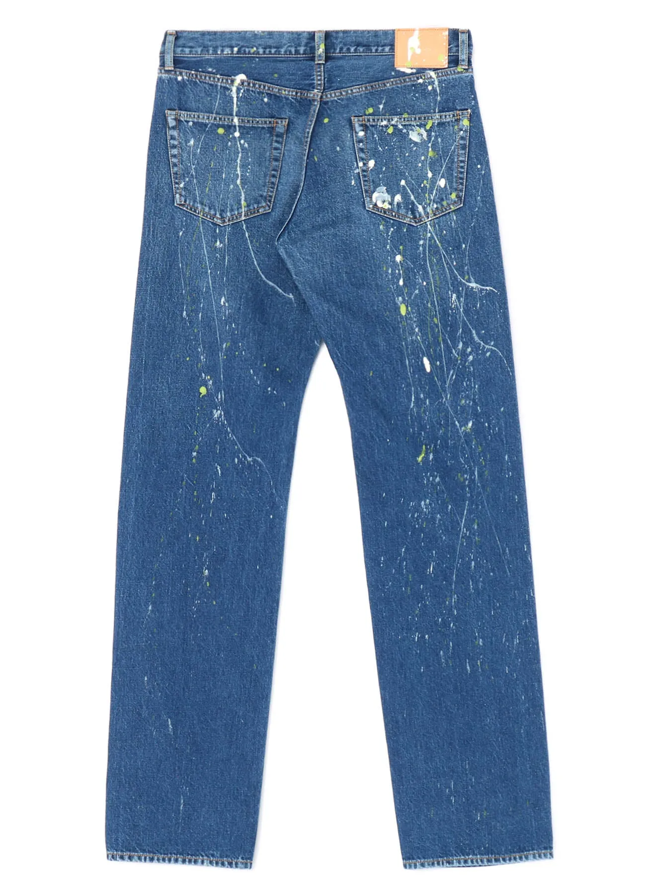 12oz DENIM PAINT SPLATTERED JEANS