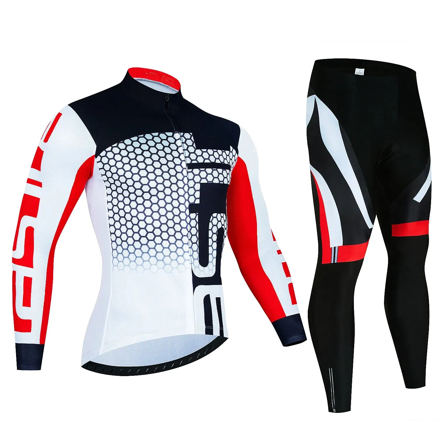 2024 Pro Cycling Jerseys Sets Autumn Riding Long Sleeves Men Cycling Bib Set Bicycle Clothing Spring MBT Breathable Bike Clothes