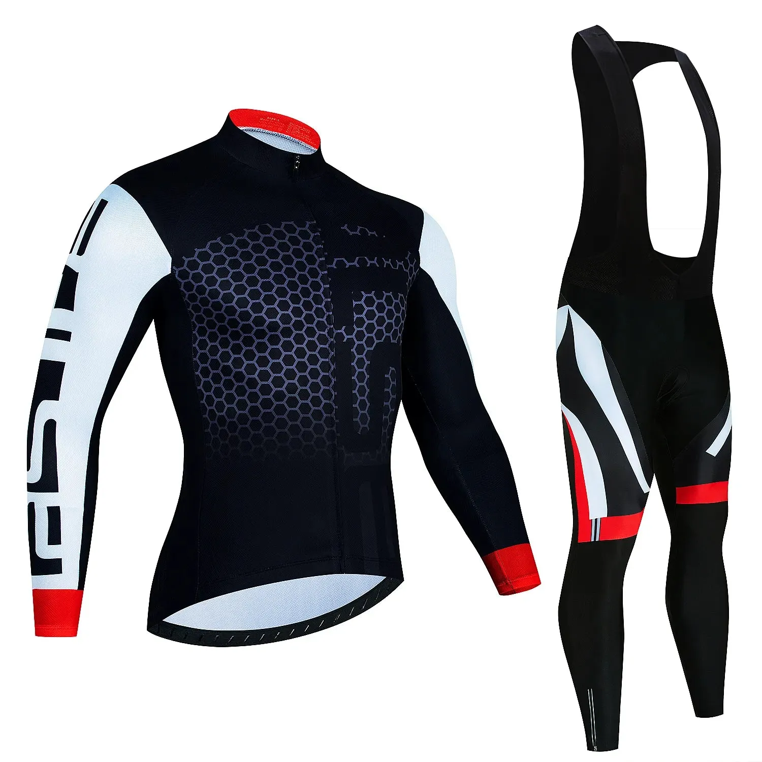 2024 Pro Cycling Jerseys Sets Autumn Riding Long Sleeves Men Cycling Bib Set Bicycle Clothing Spring MBT Breathable Bike Clothes