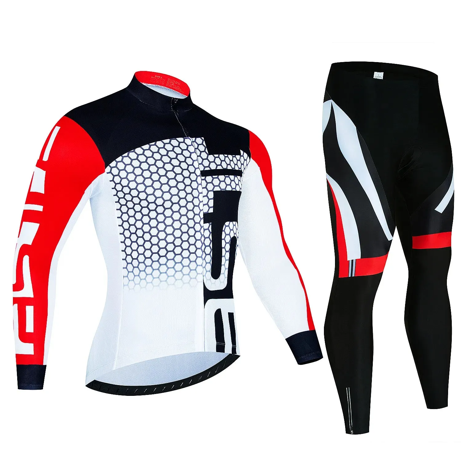 2024 Pro Cycling Jerseys Sets Autumn Riding Long Sleeves Men Cycling Bib Set Bicycle Clothing Spring MBT Breathable Bike Clothes