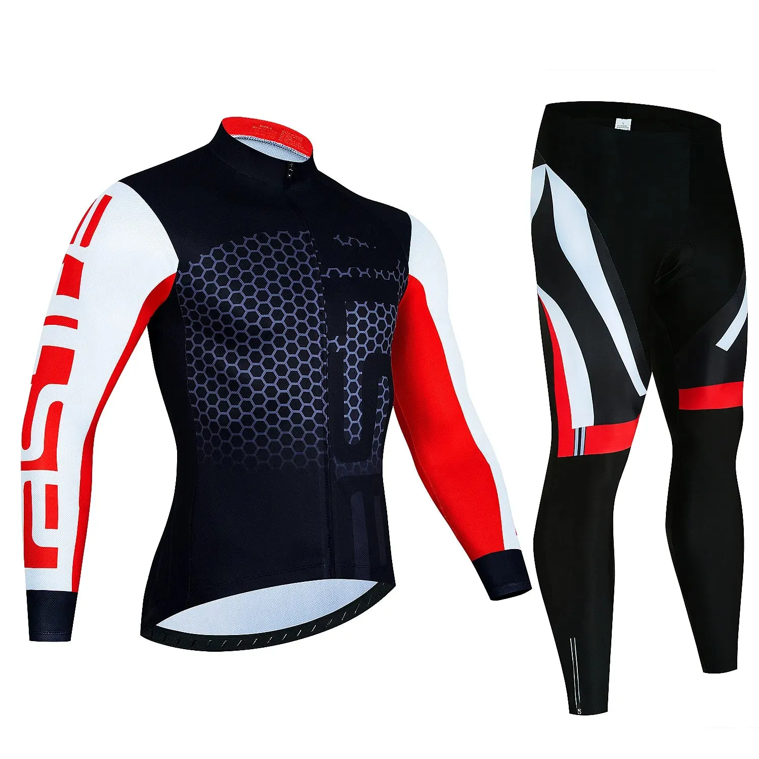 2024 Pro Cycling Jerseys Sets Autumn Riding Long Sleeves Men Cycling Bib Set Bicycle Clothing Spring MBT Breathable Bike Clothes