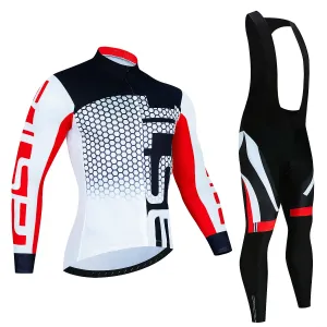 2024 Pro Cycling Jerseys Sets Autumn Riding Long Sleeves Men Cycling Bib Set Bicycle Clothing Spring MBT Breathable Bike Clothes