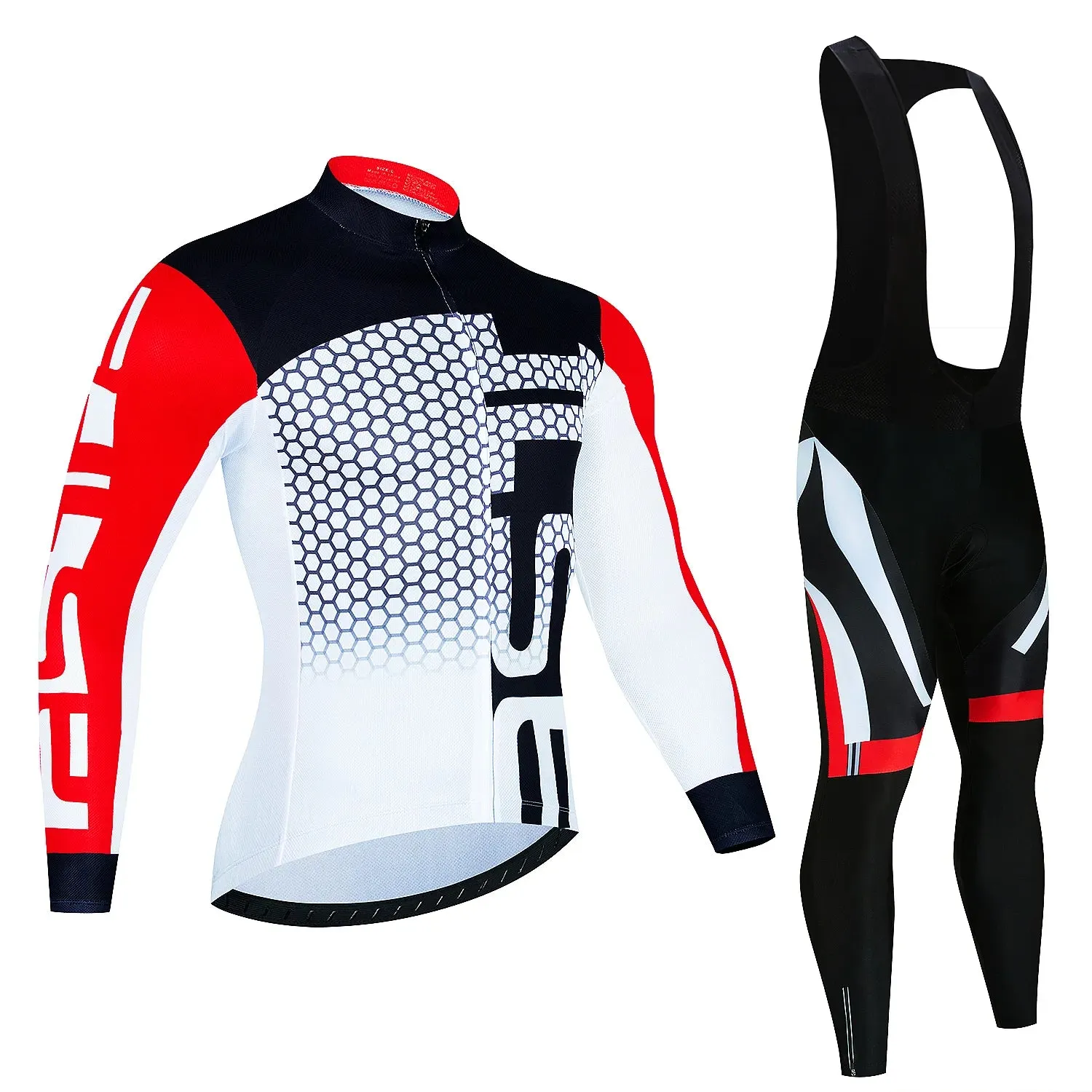 2024 Pro Cycling Jerseys Sets Autumn Riding Long Sleeves Men Cycling Bib Set Bicycle Clothing Spring MBT Breathable Bike Clothes