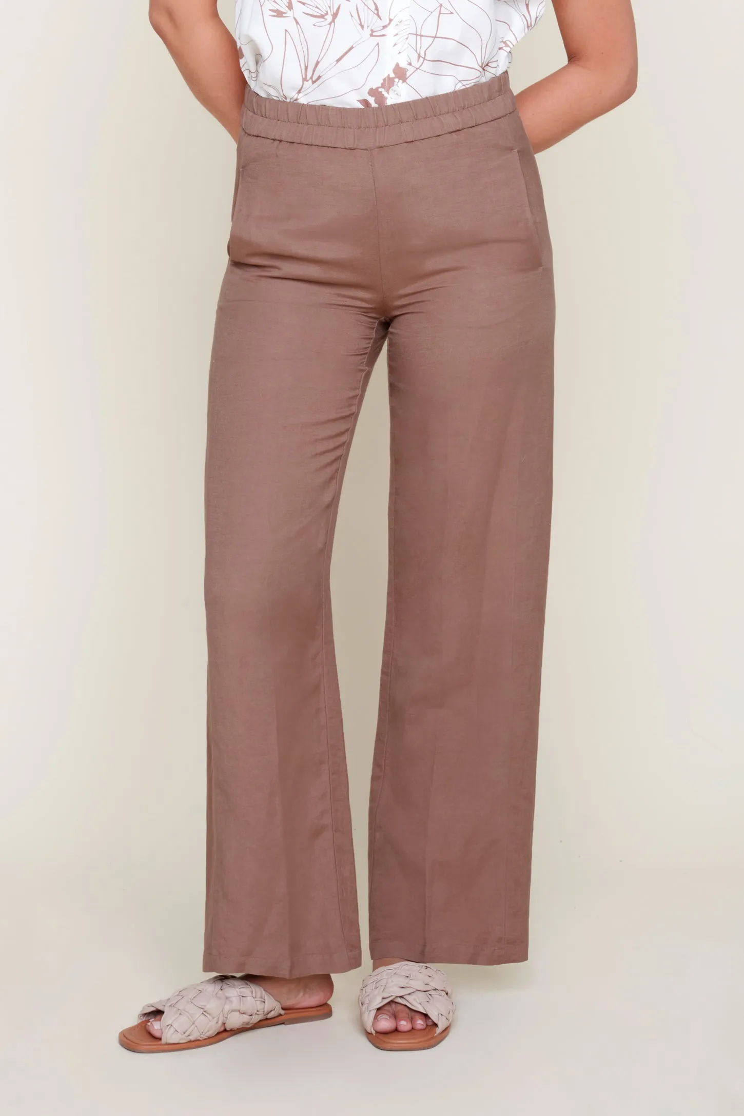 29" Wide Leg Linen Pant