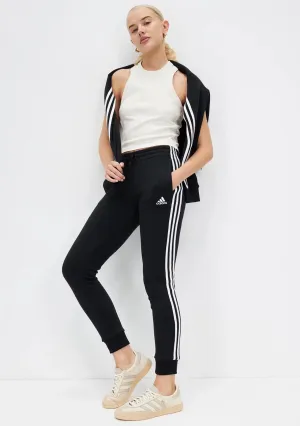 Adidas Womens Essential Fleece 3 Stripe Pants <br> GM5551