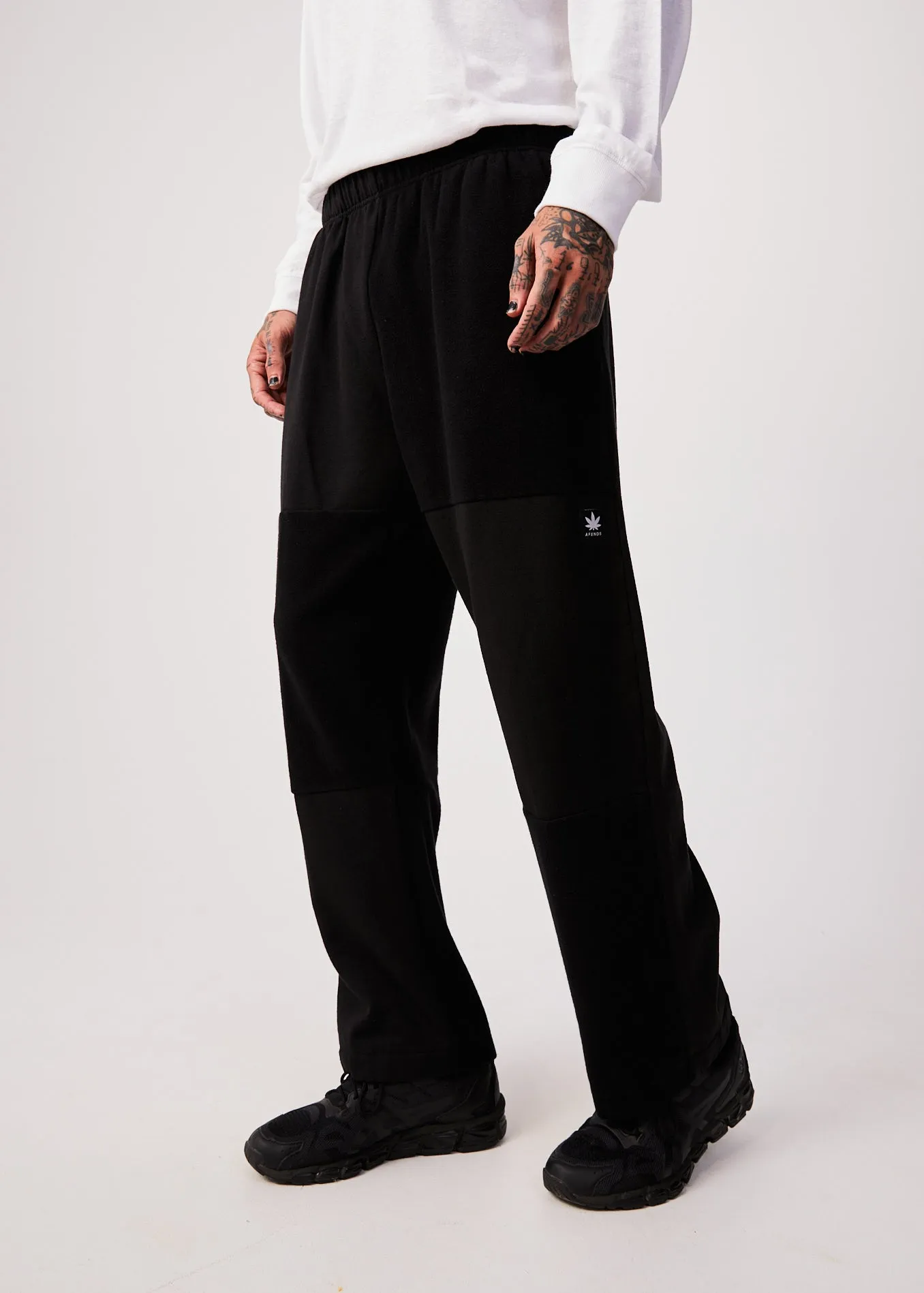 AFENDS Mens Creation - Sweat Pants - Black