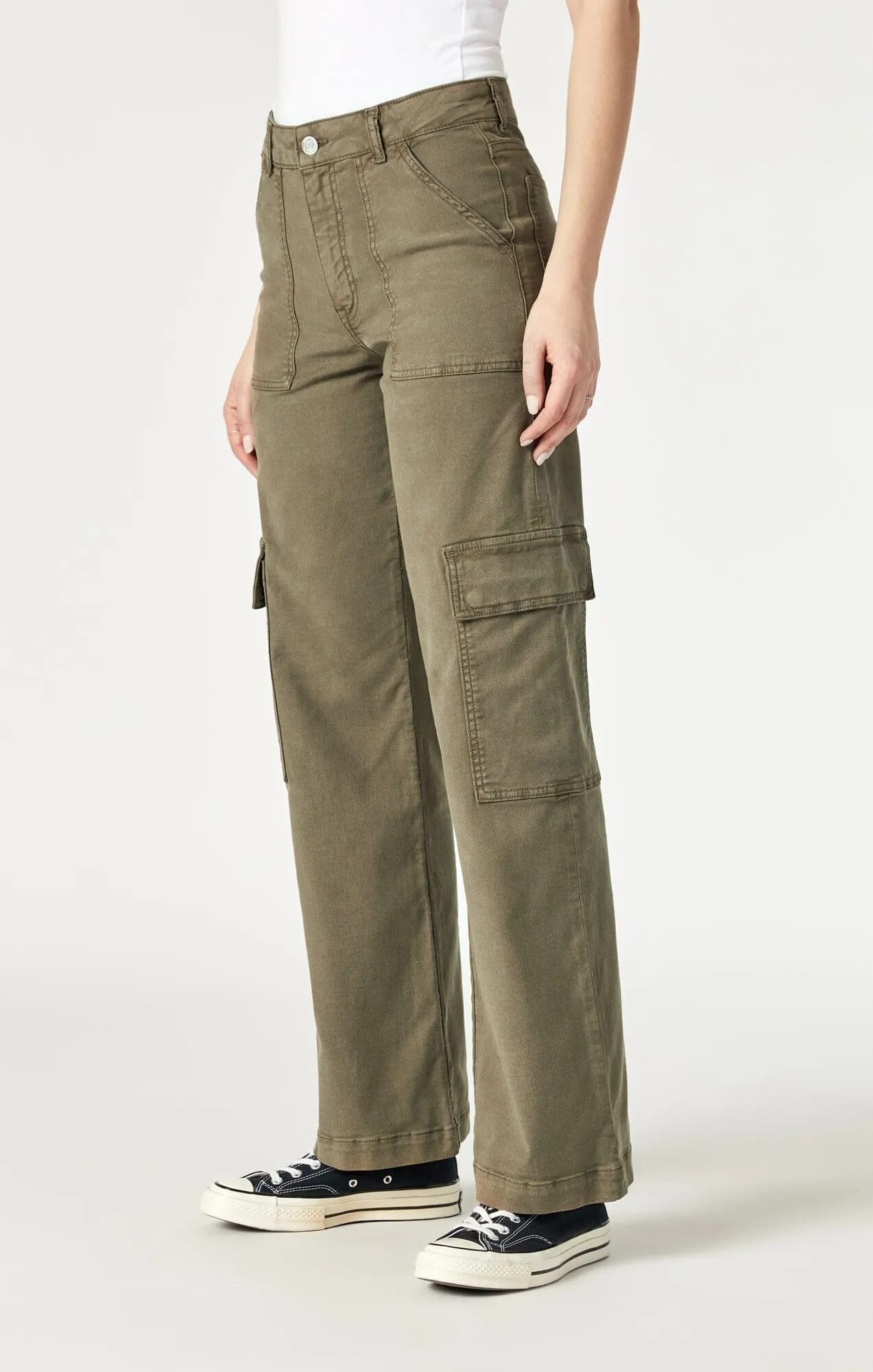 ALVA STRAIGHT CARGO IN CAPERS LUXE TWILL