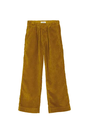 ANDY Mustard Cord - Large Leg Pants