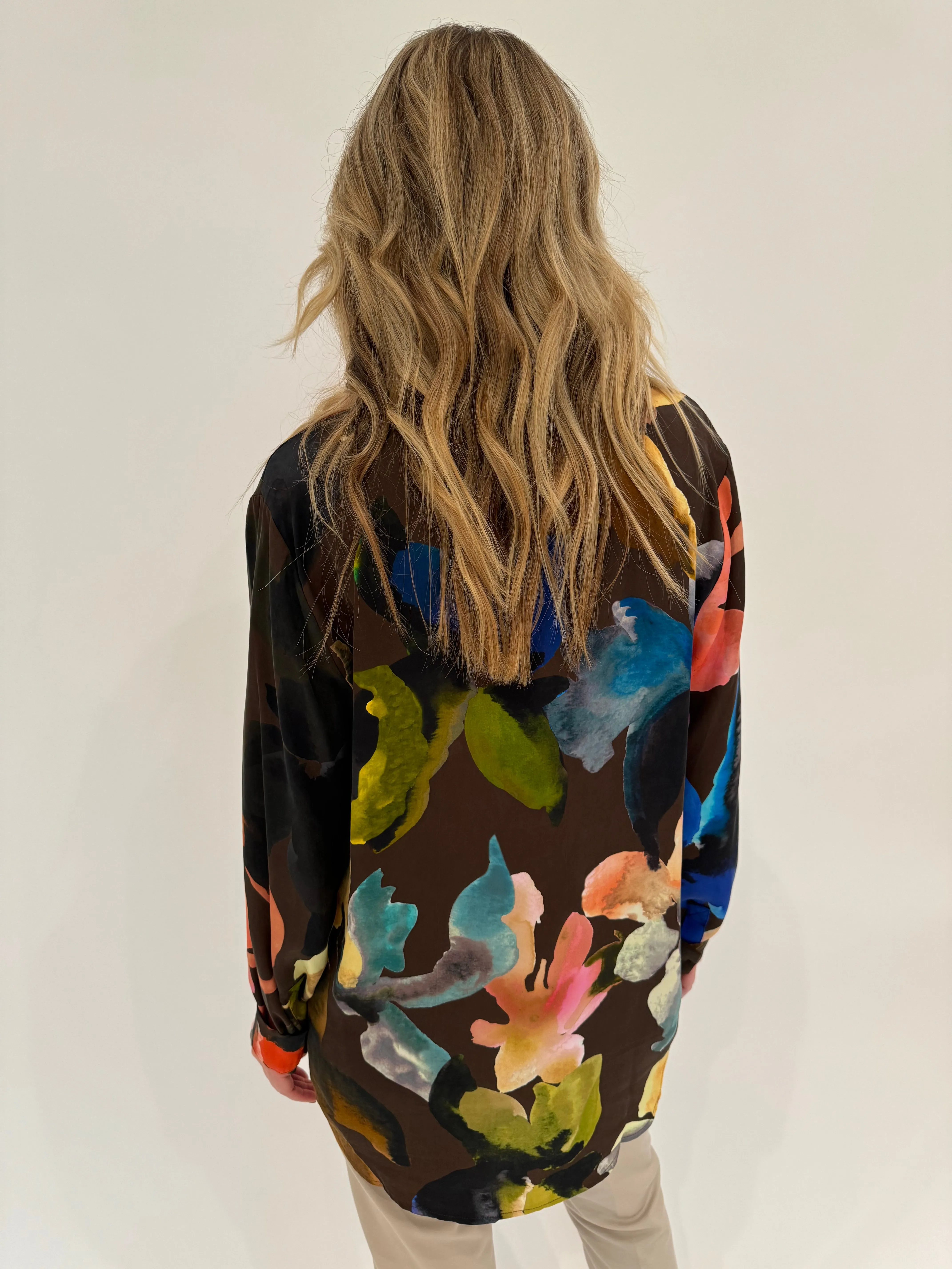 Aquarelle Garden Long Sleeve Shirt