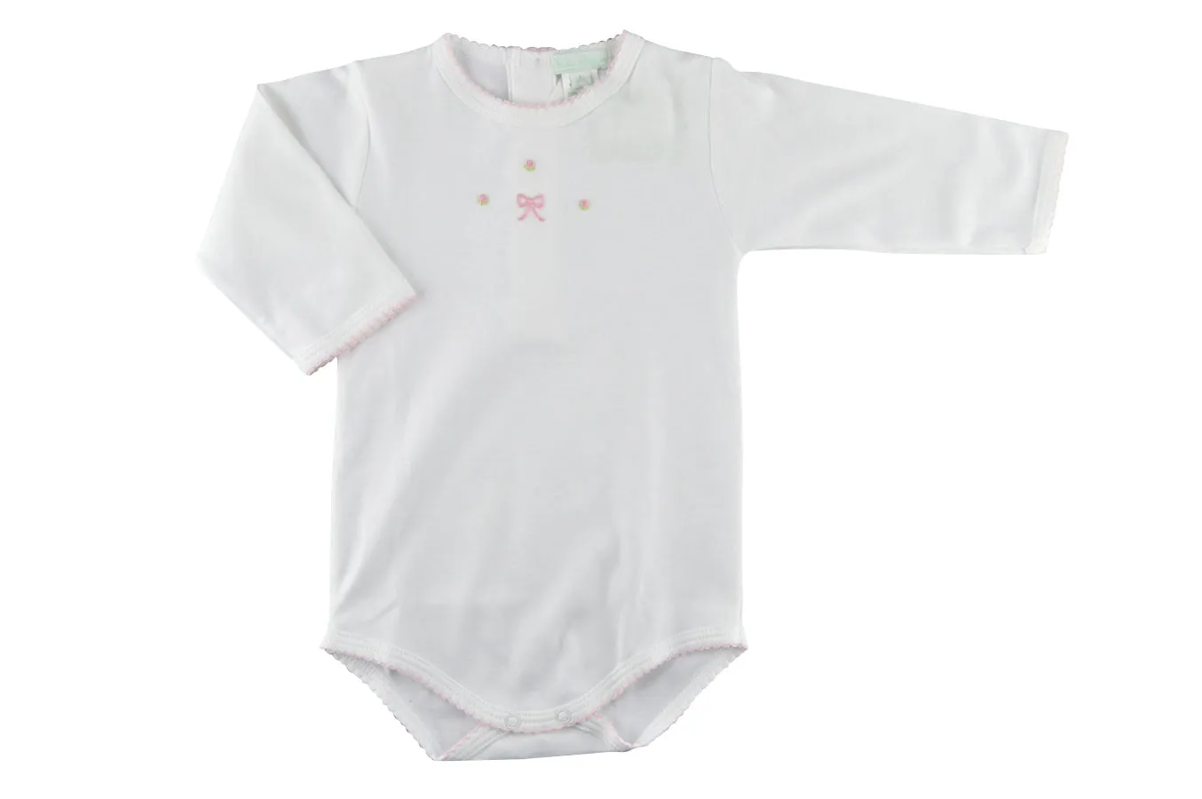 Baby Girl's Pink and White Pant Set