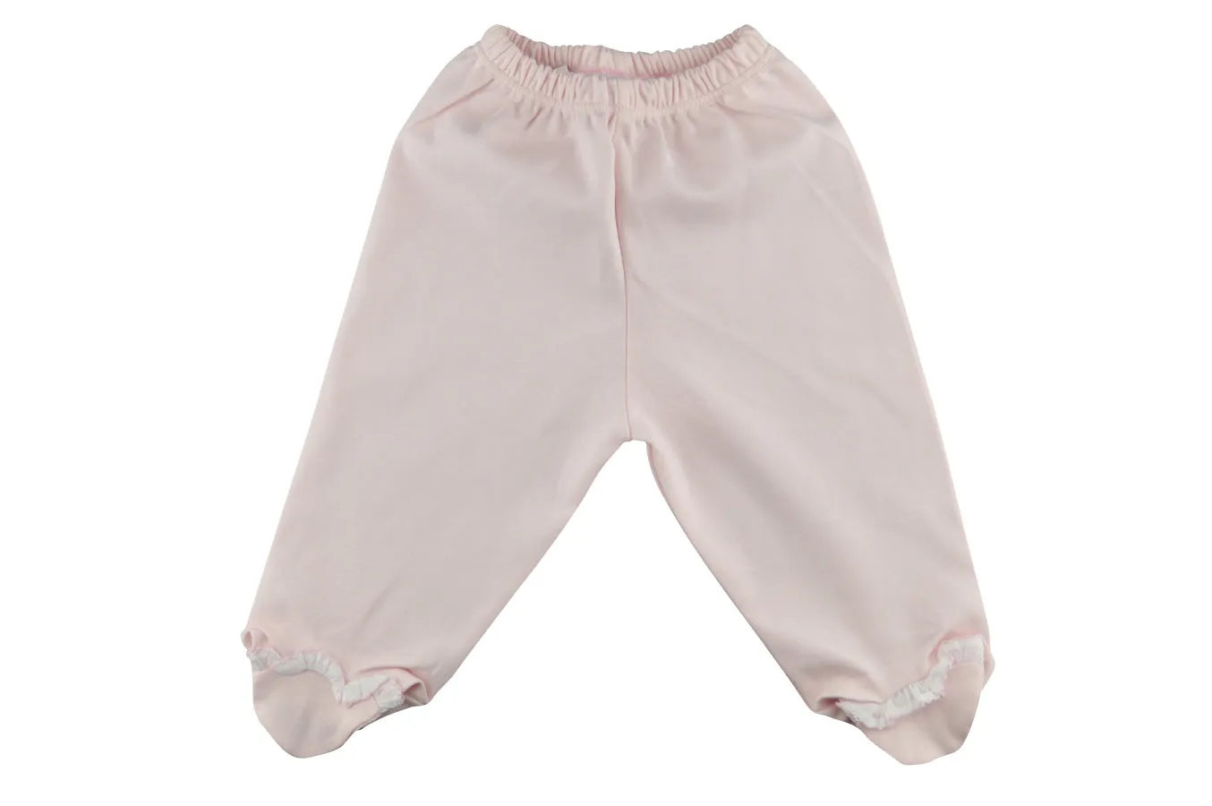 Baby Girl's Pink and White Pant Set