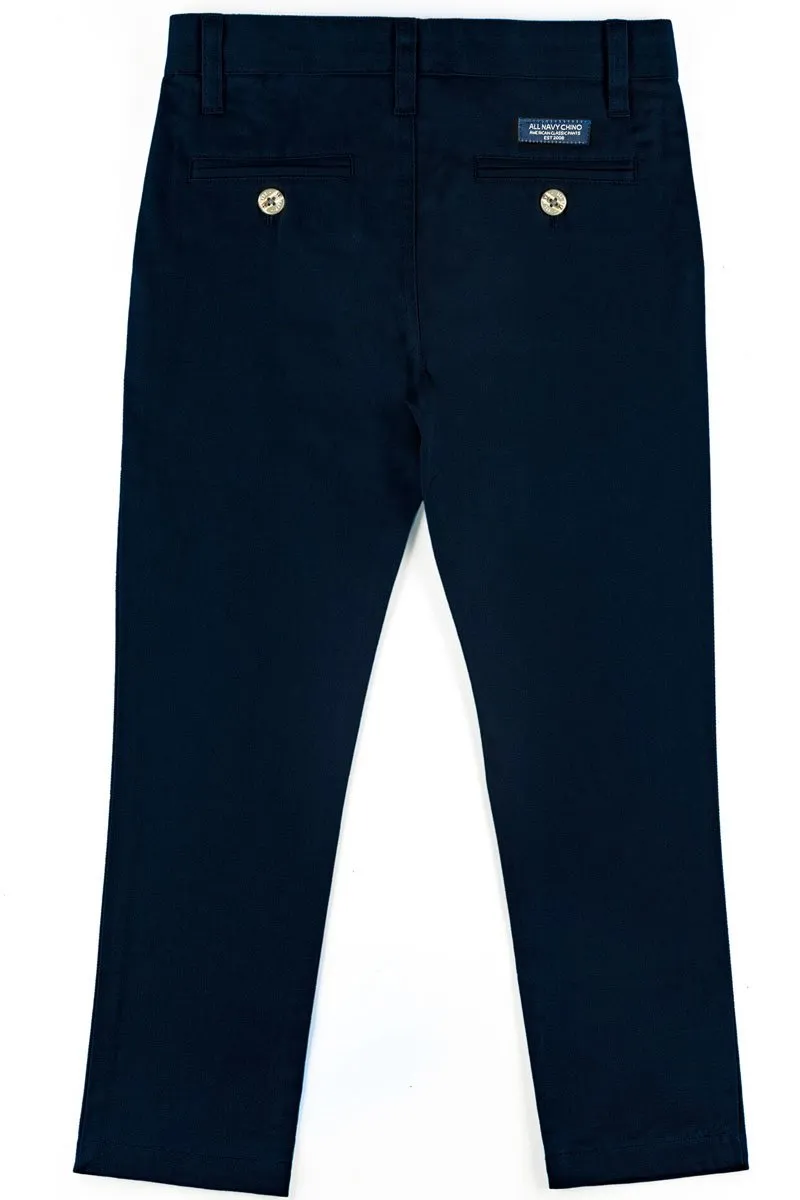 Boys All Navy Weekday Pants