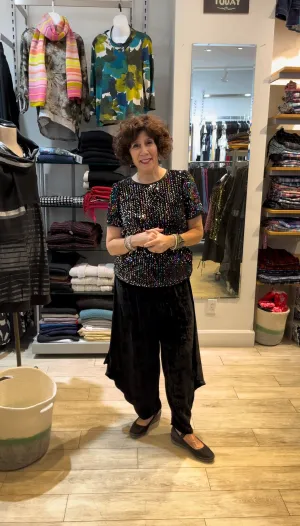 Bryn Walker Sale, 70372 Hamish Pant, Italian Velvet 50% Off Regular Price