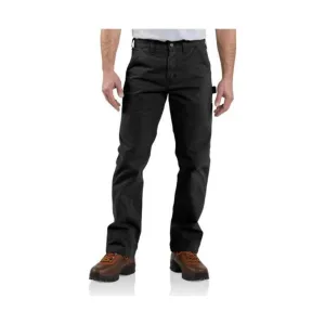 Carhartt Men's Washed Twill Dungaree-Relaxed Fit Pant - Black