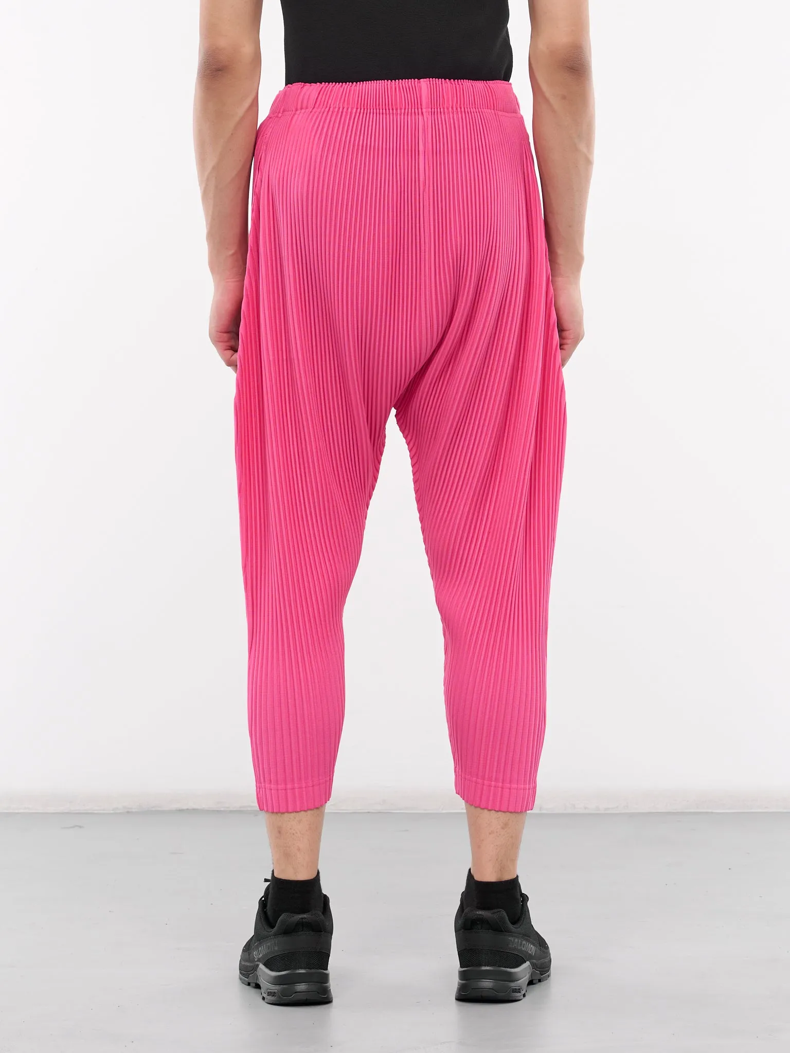 Colorful Pleats Pants (HP46JF141-25-DEEP-PINK)