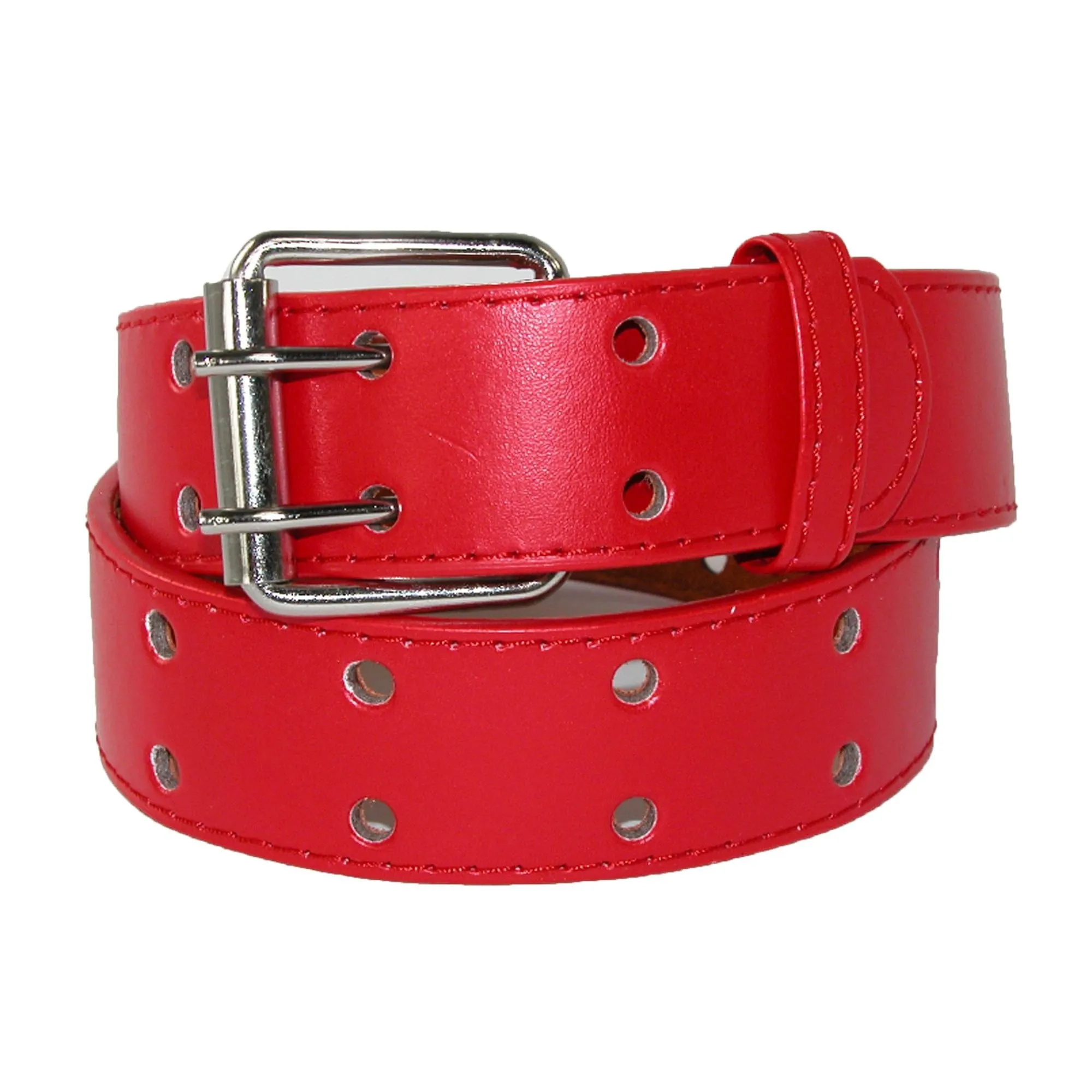 CTM® Kids' Leather Two Hole Jean Belt