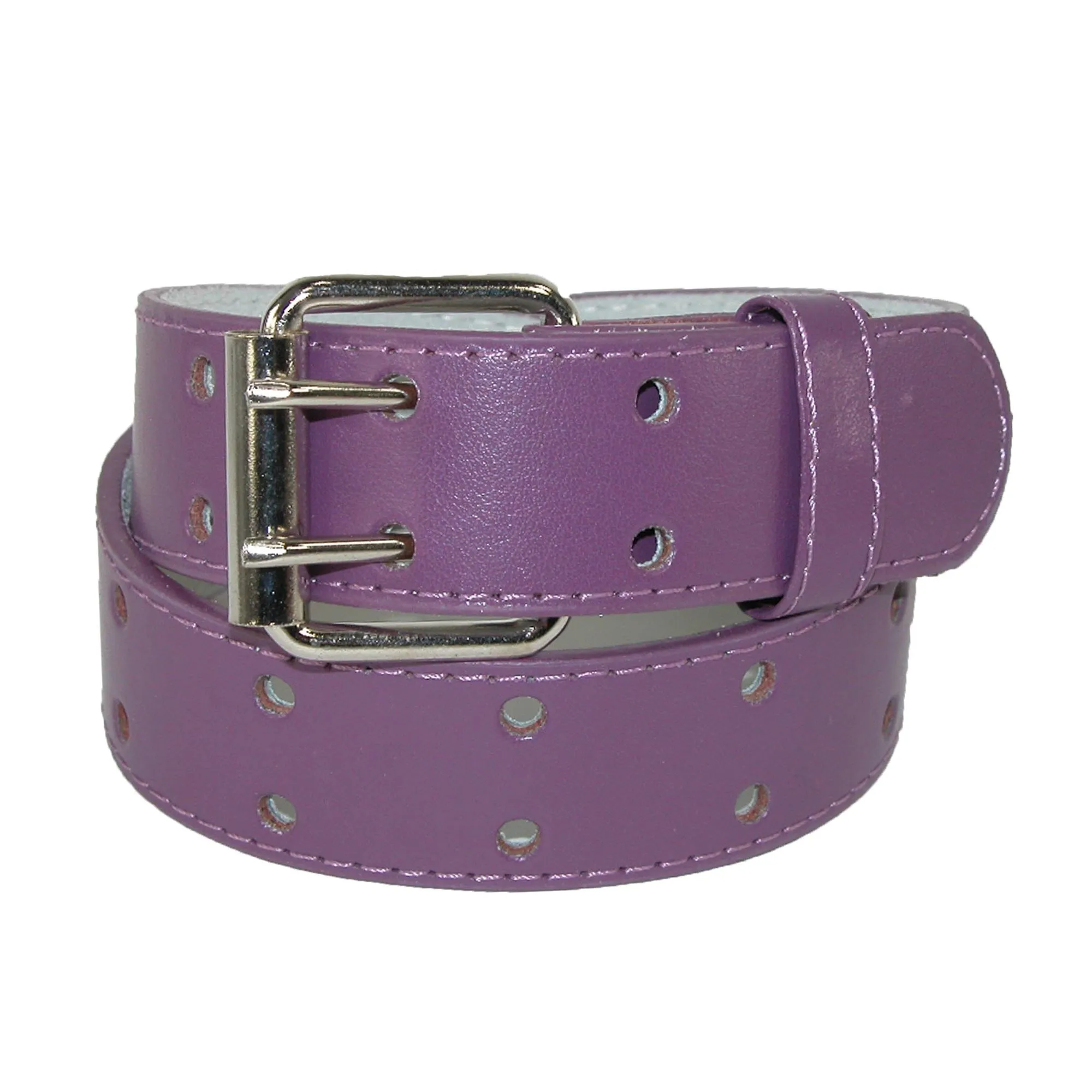 CTM® Kids' Leather Two Hole Jean Belt