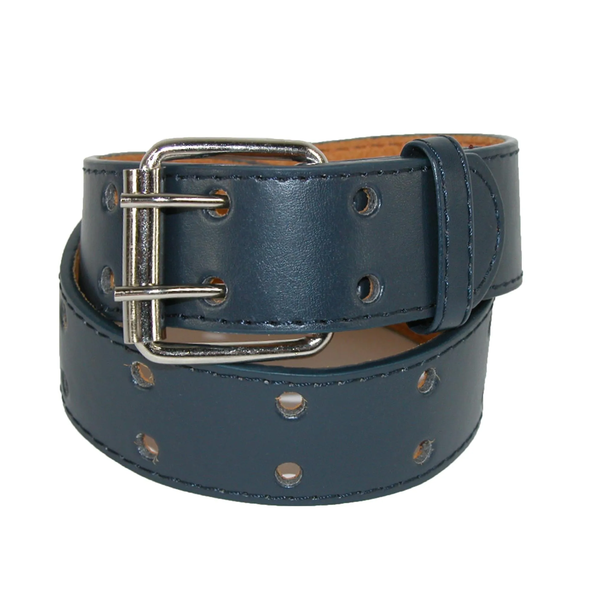 CTM® Kids' Leather Two Hole Jean Belt