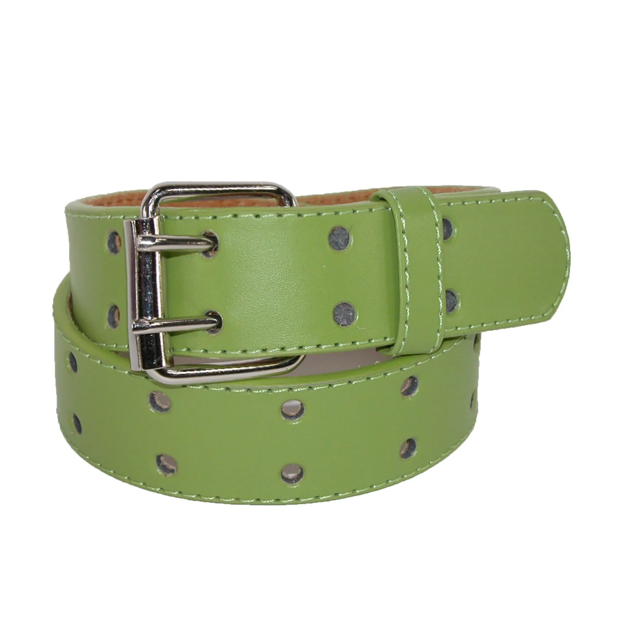 CTM® Kids' Leather Two Hole Jean Belt