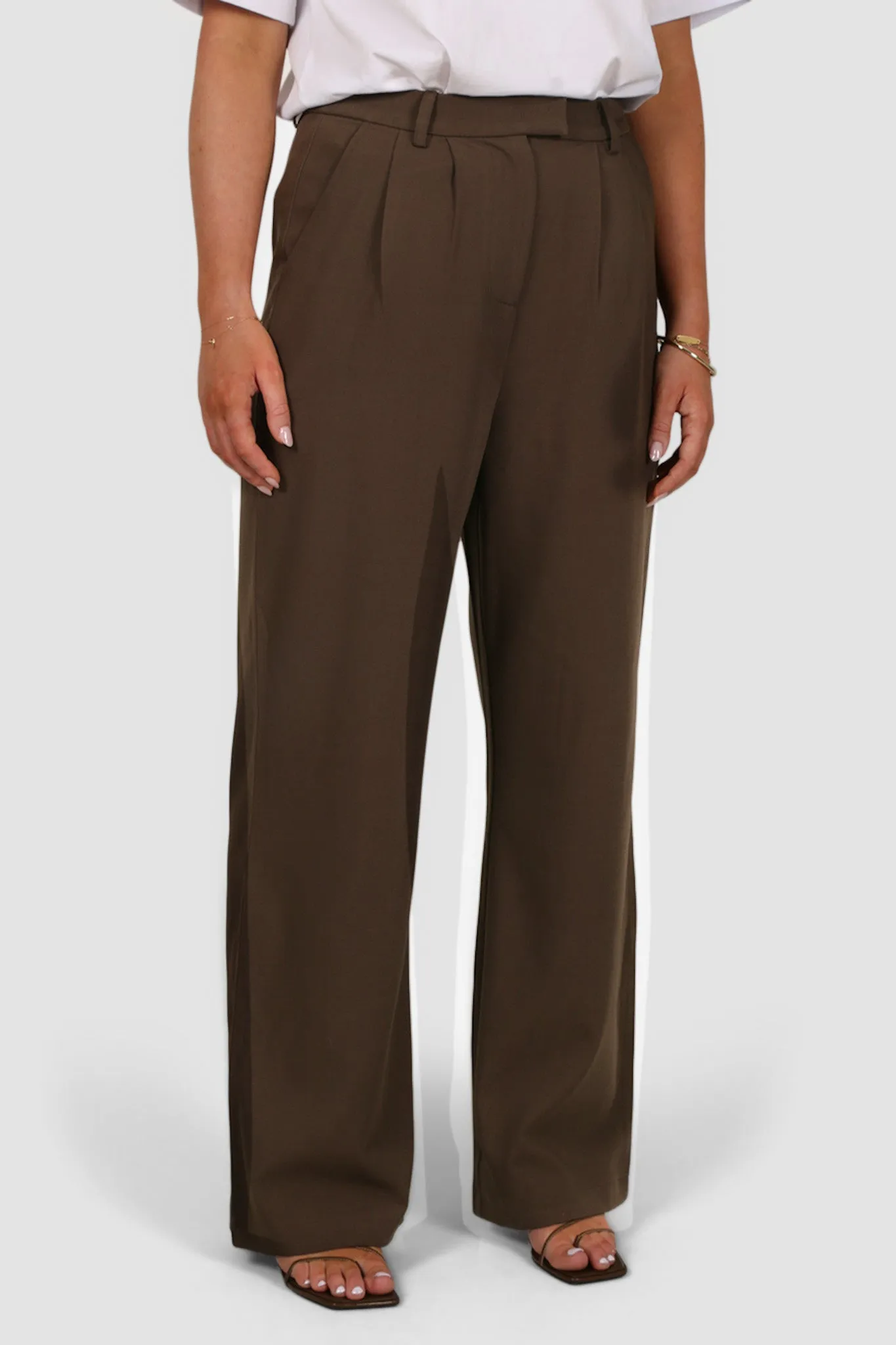 DOWNTOWN PANT CHOCOLATE TALL FIT