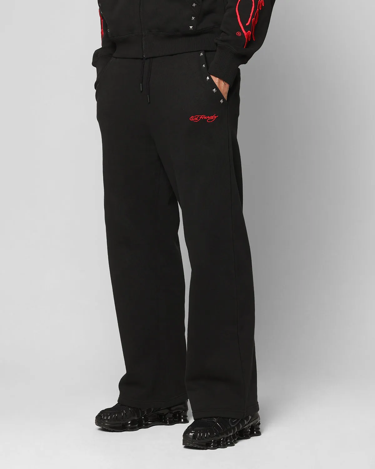 Ed Hardy Ed Hardy Track Pants Black