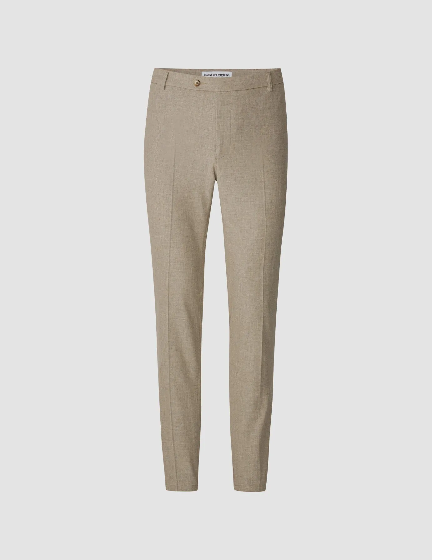 Essential Suit Pants Regular Beige Melange