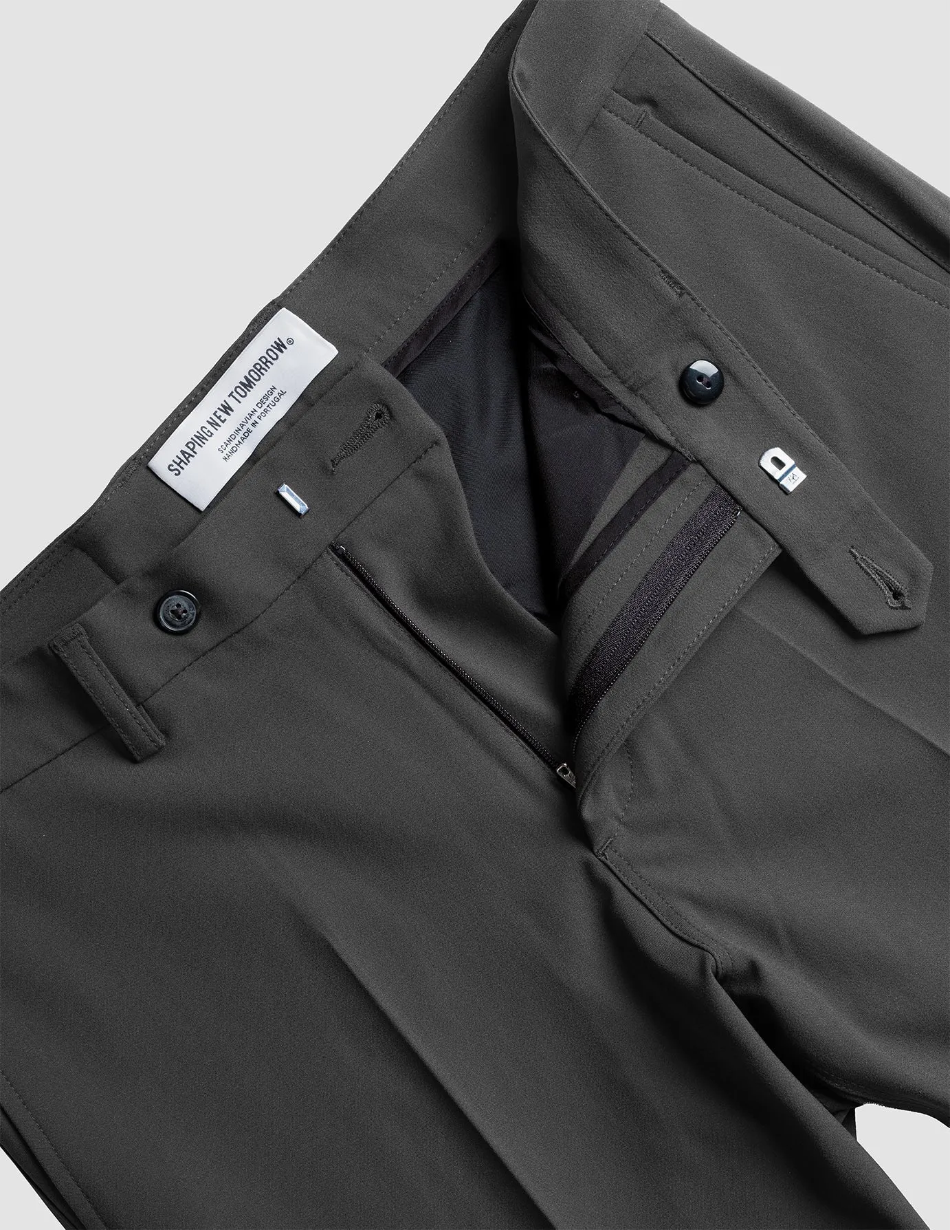 Essential Suit Pants Slim Dark Shadow