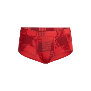 FeelFree Cheeky Brief | Crimson Plaid