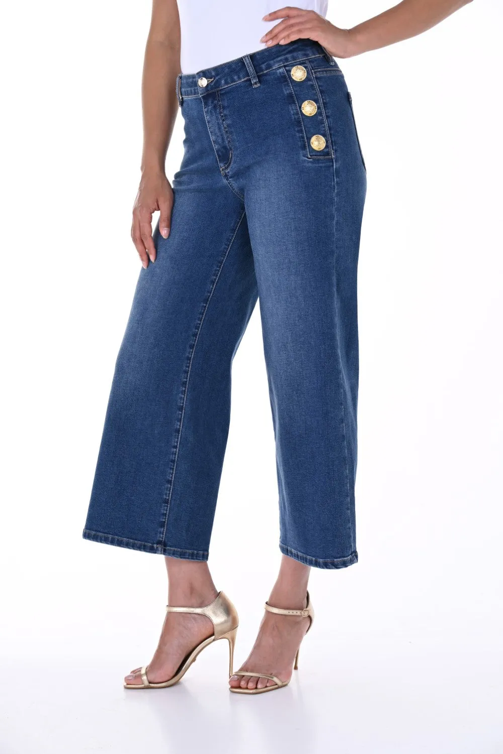 Frank Lyman Denim Pants 246242U Blue