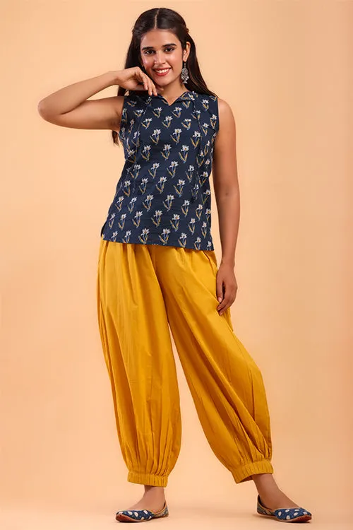 Golden Yellow Afghani Pant