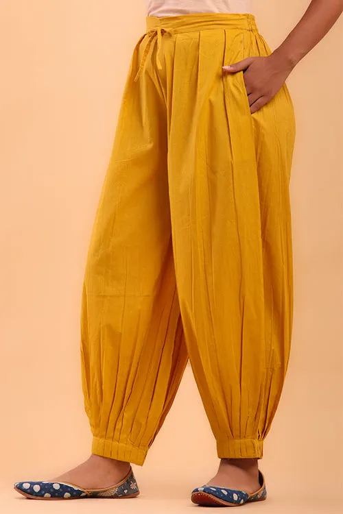 Golden Yellow Afghani Pant