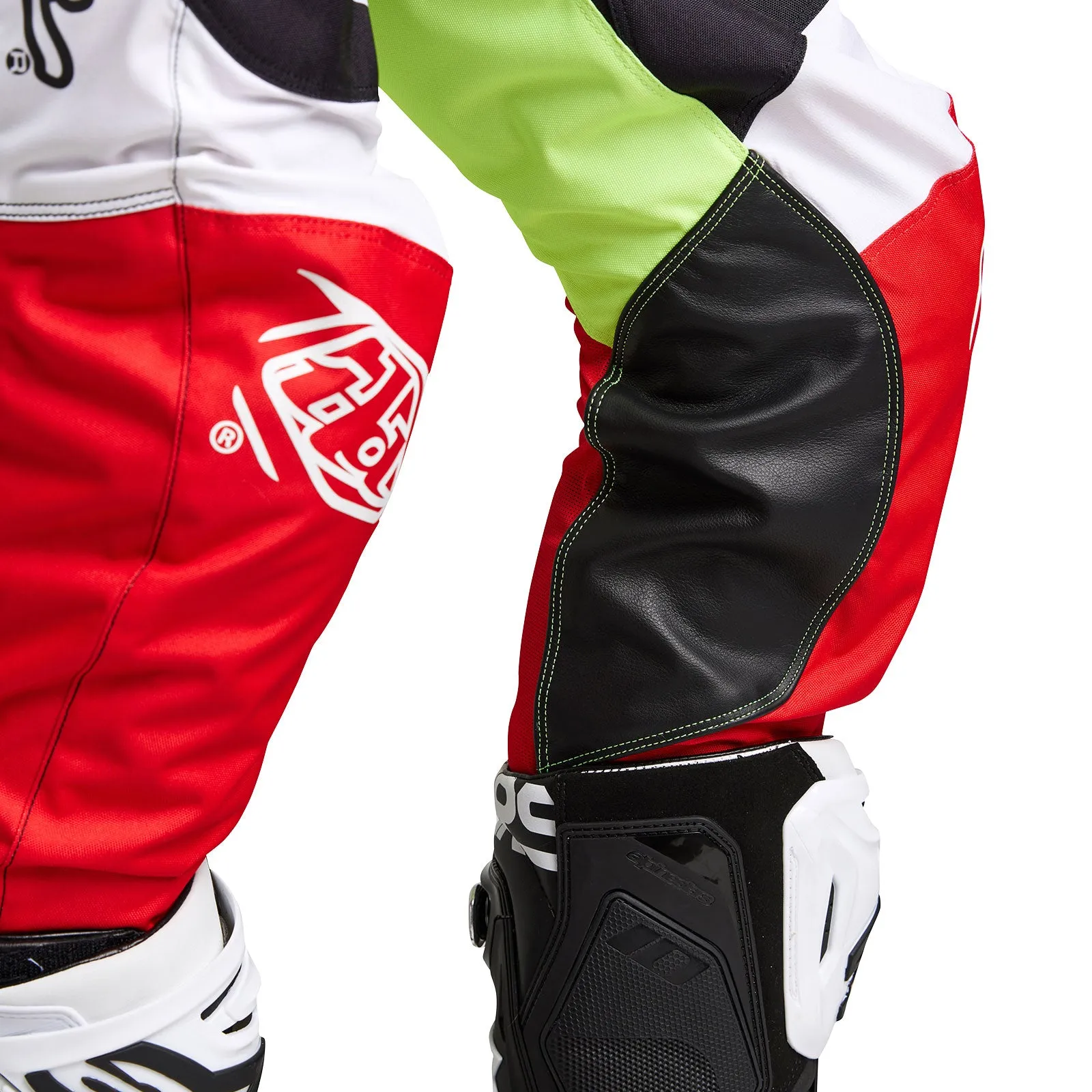 GP Pro Pant Blends White / Glo Red