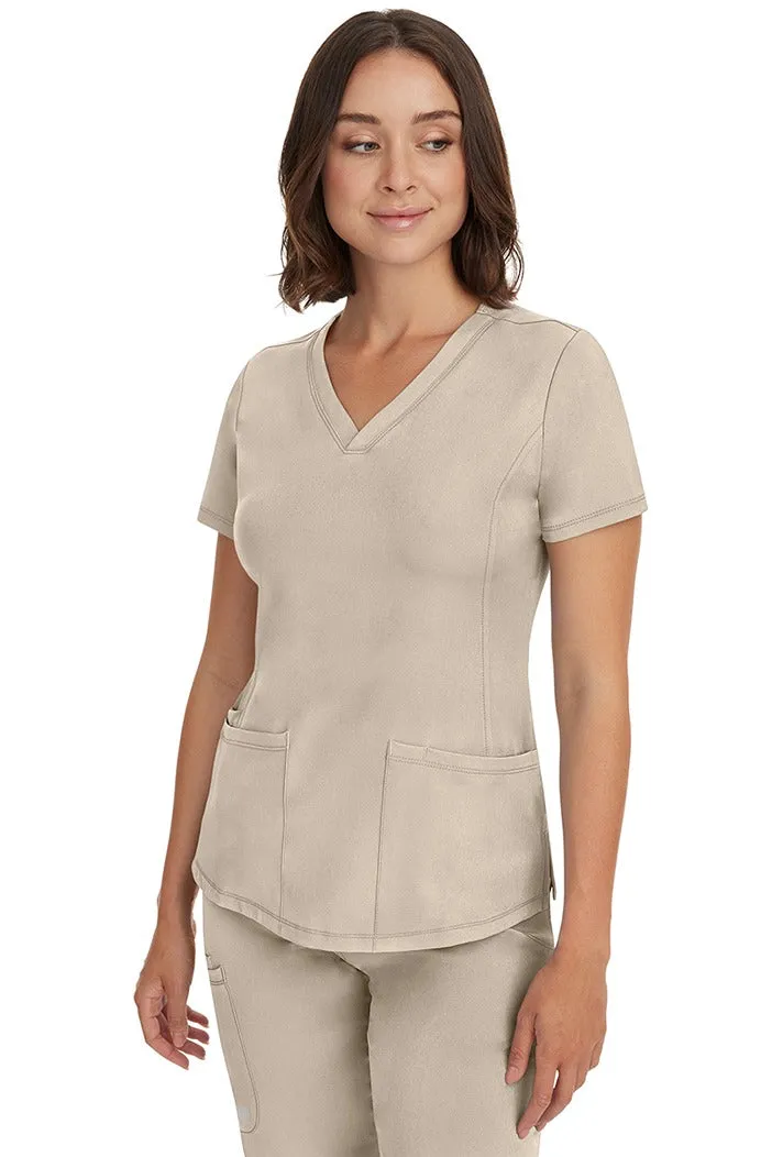 HH Works Women's Scrub Set Monica Top & Rebecca Pant | Khaki