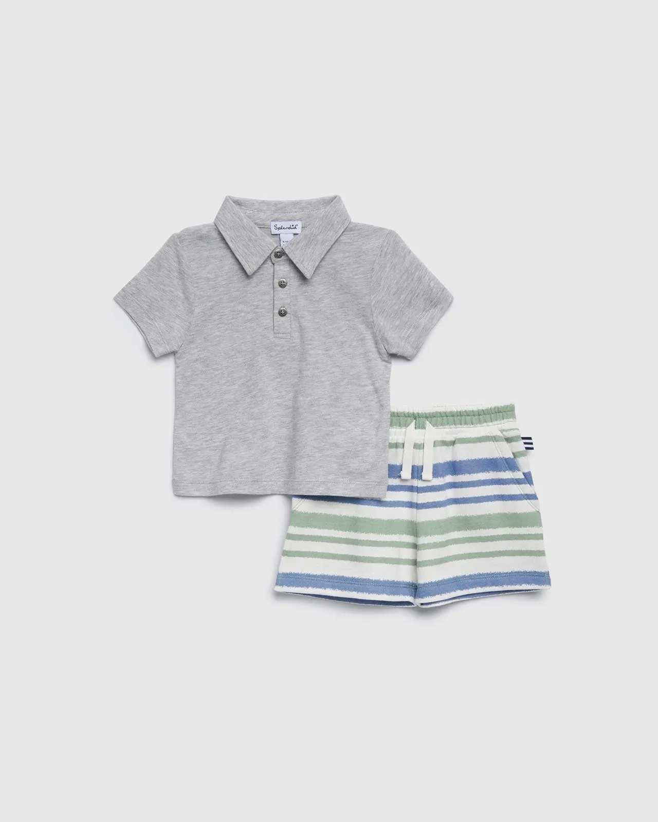 Infant Boys Cali Short Sleeve Polo Set