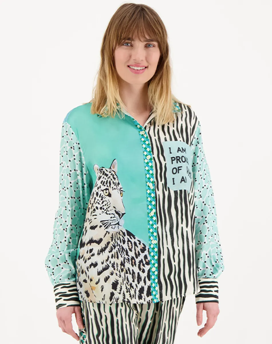 Isabel Printed Safari Shirt