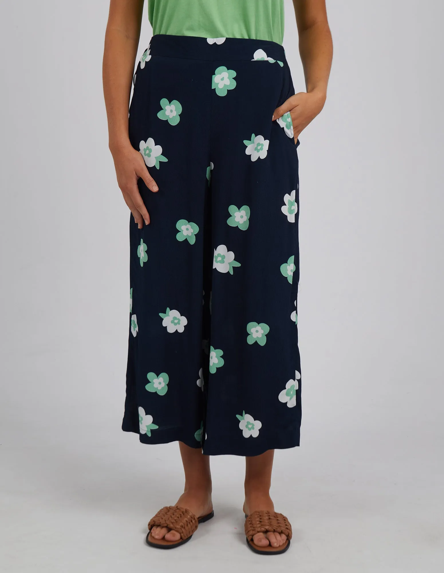 Juno Pant Navy Floral