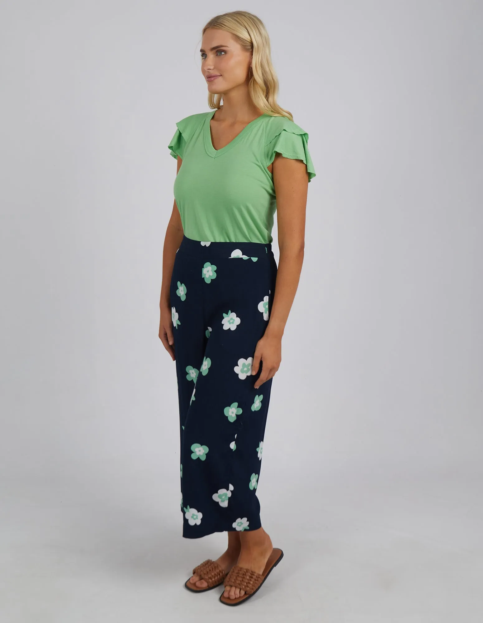 Juno Pant Navy Floral