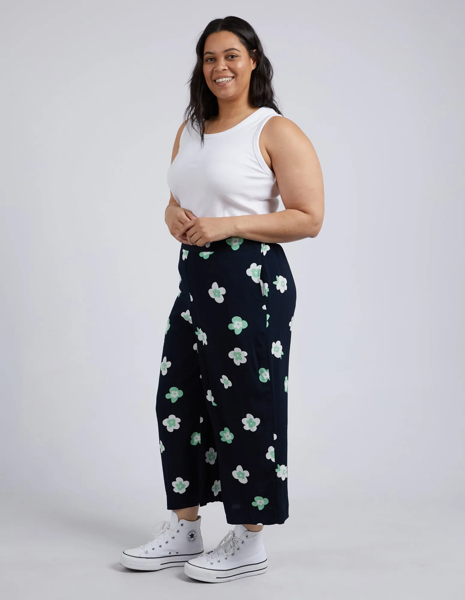 Juno Pant Navy Floral