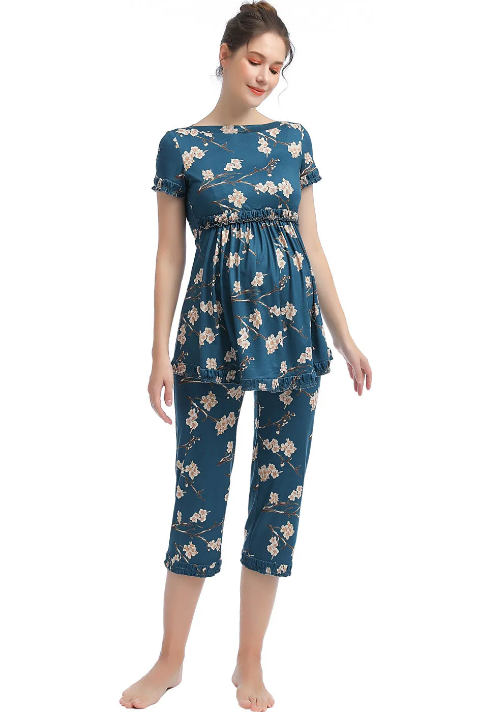 Kimi   Kai Maternity "Zadie" Nursing PJ Set