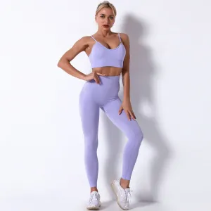 Megan Gymwear Top and Leggings Set