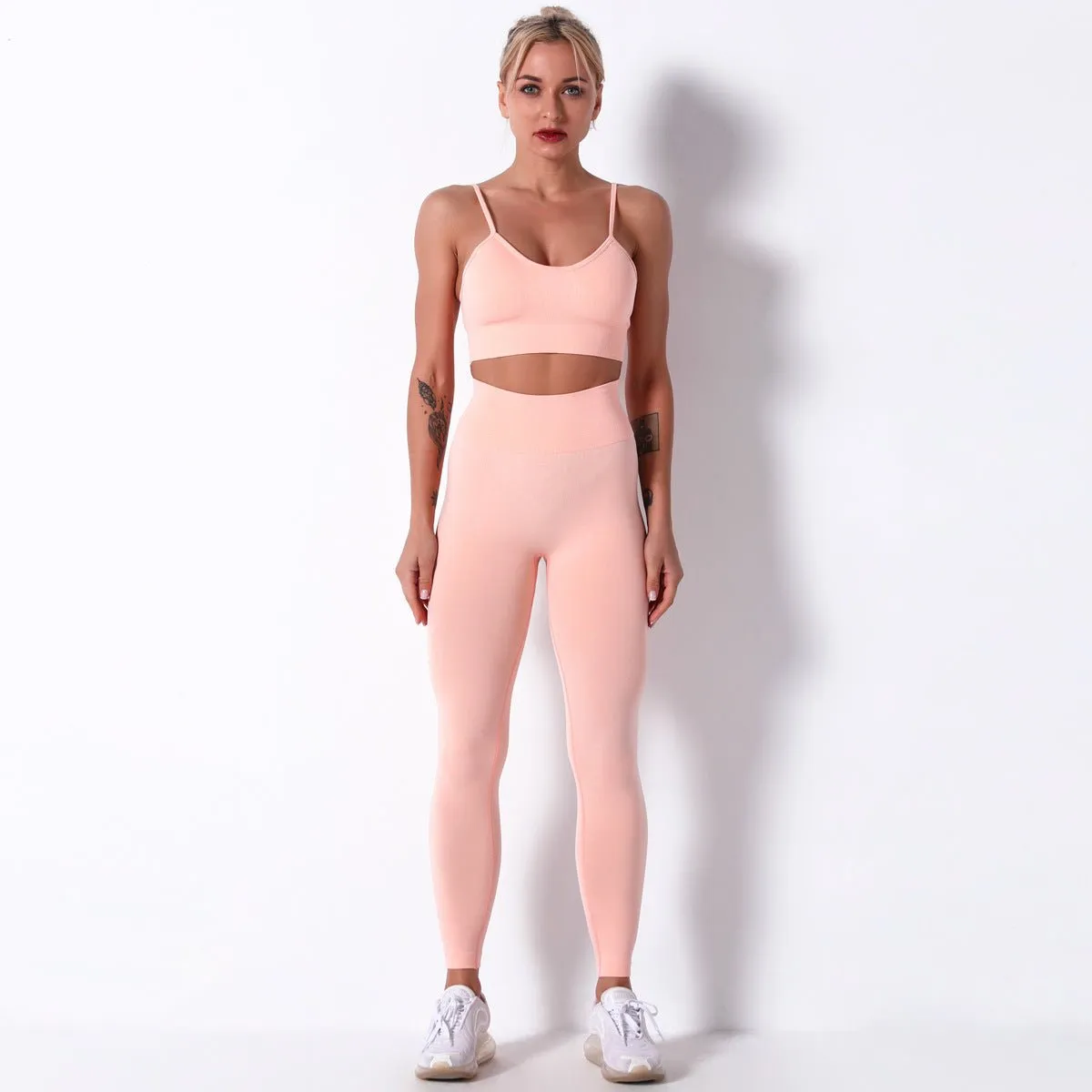 Megan Gymwear Top and Leggings Set