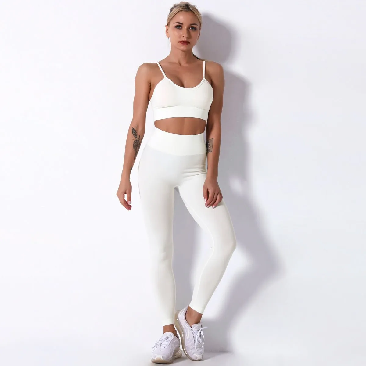 Megan Gymwear Top and Leggings Set