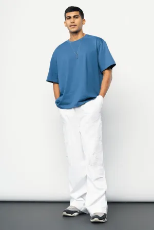 Men's White Parachute Pants