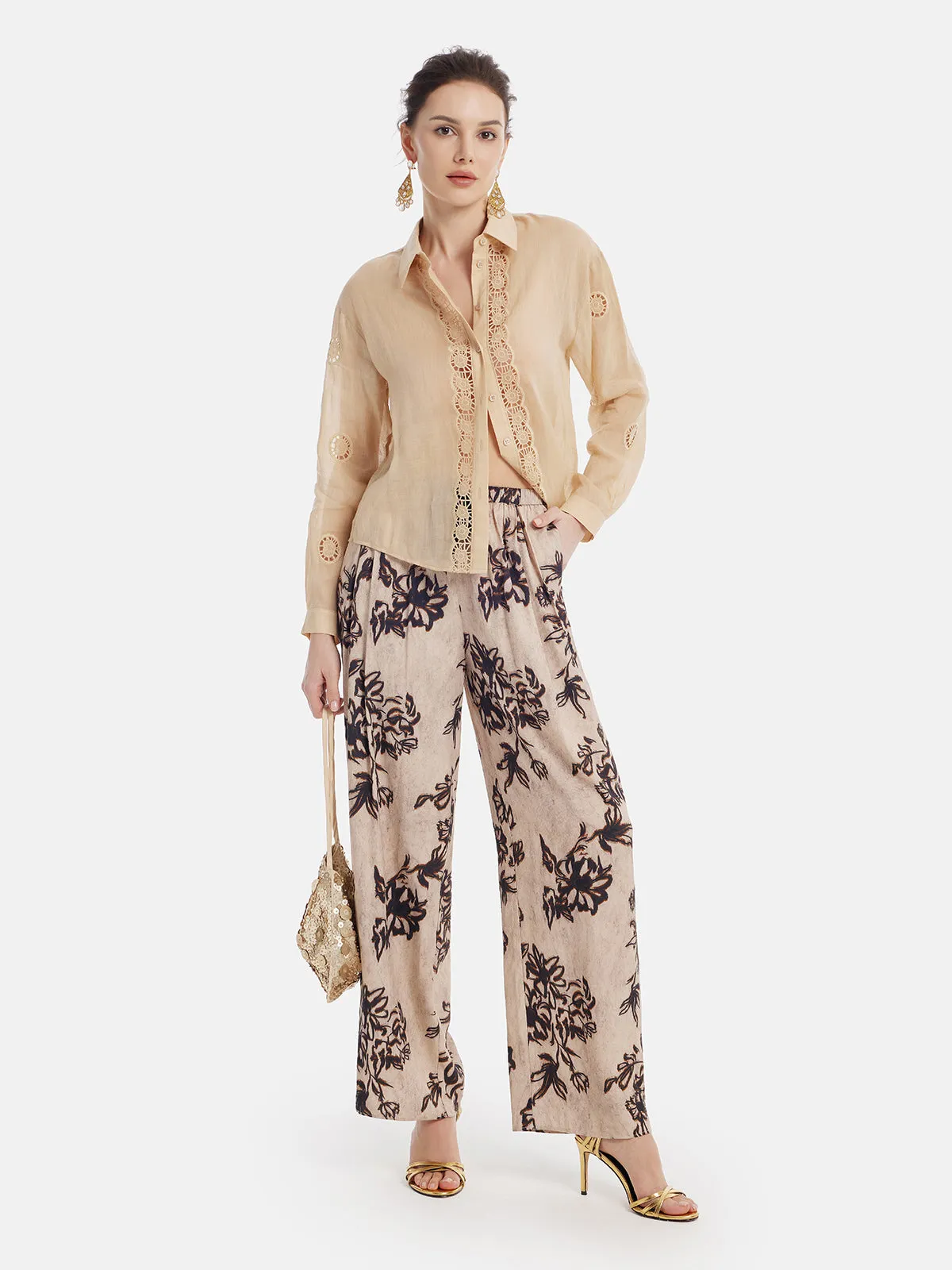 Moroccan-inspired Printed Pants