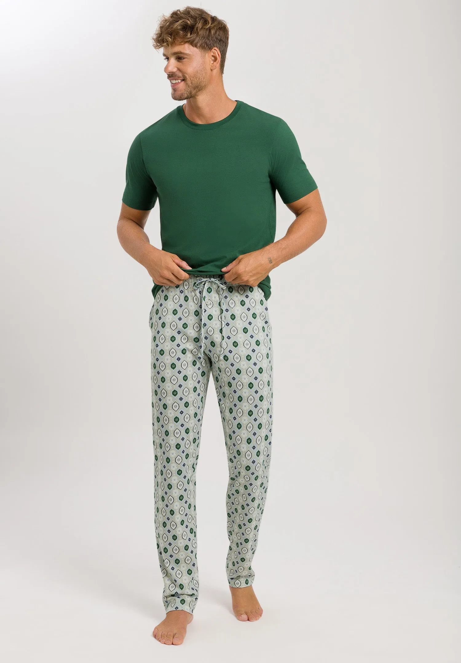 Night And Day Cotton Drawstring Pajama Pants | Floral Minimal 75216-1234