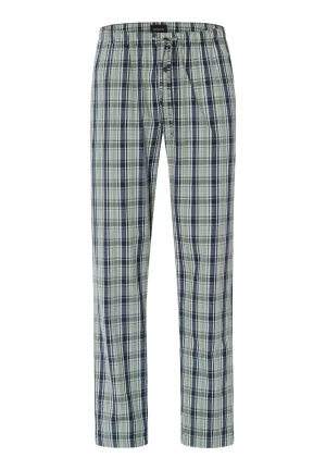 Night And Day Cotton Woven Pajama Pants | Green Check 75114-2873