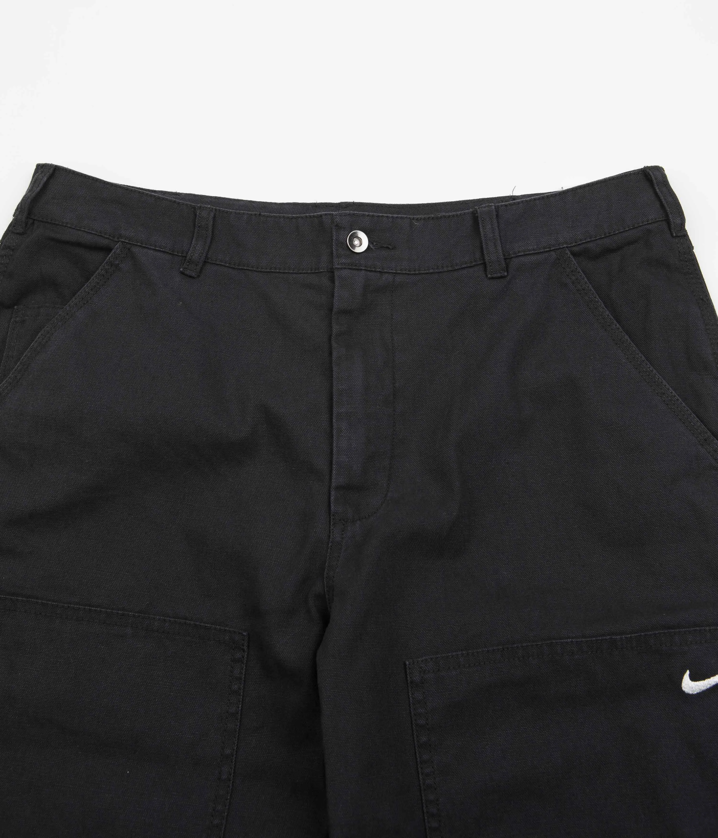 Nike Double Panel Unlined Pants - Black / White