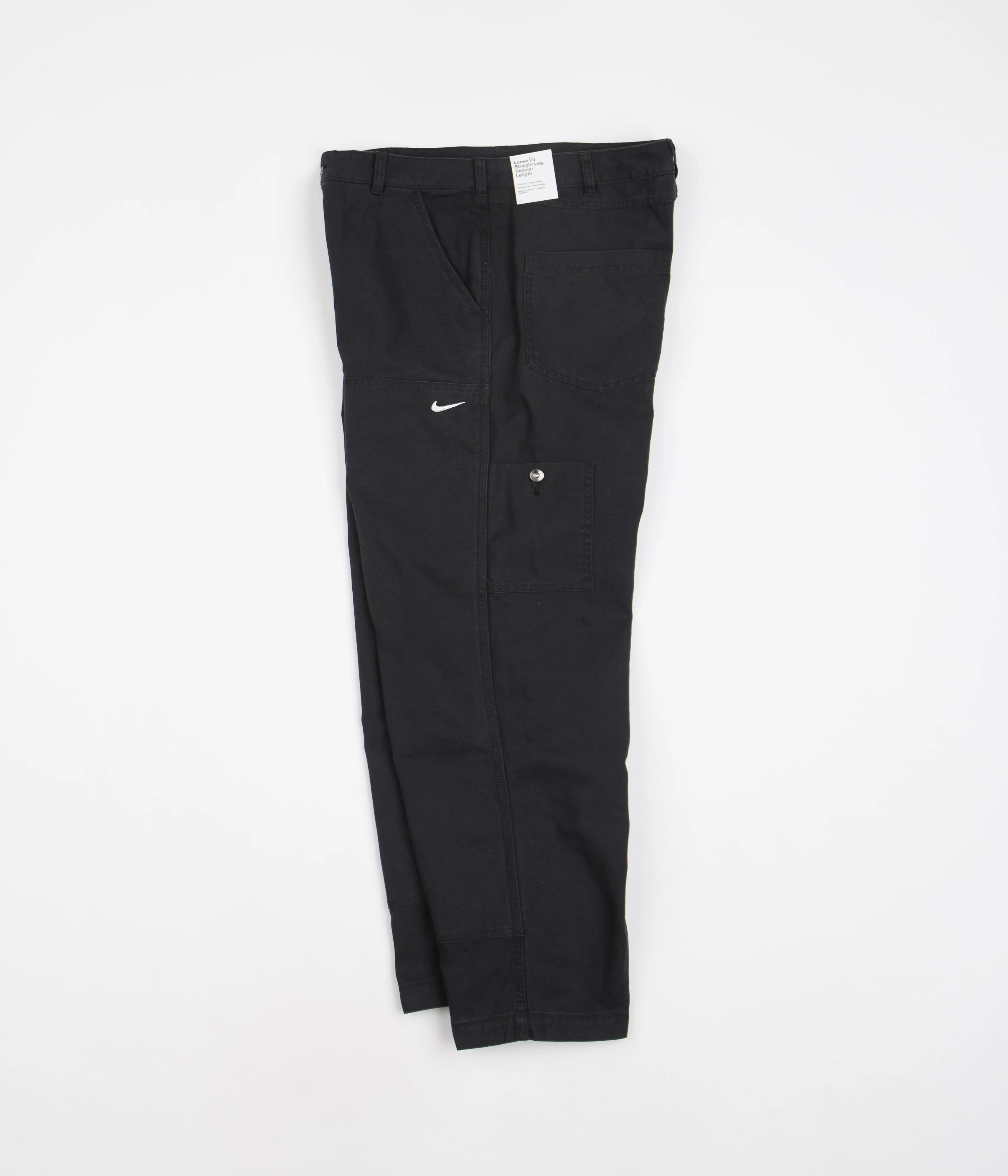 Nike Double Panel Unlined Pants - Black / White