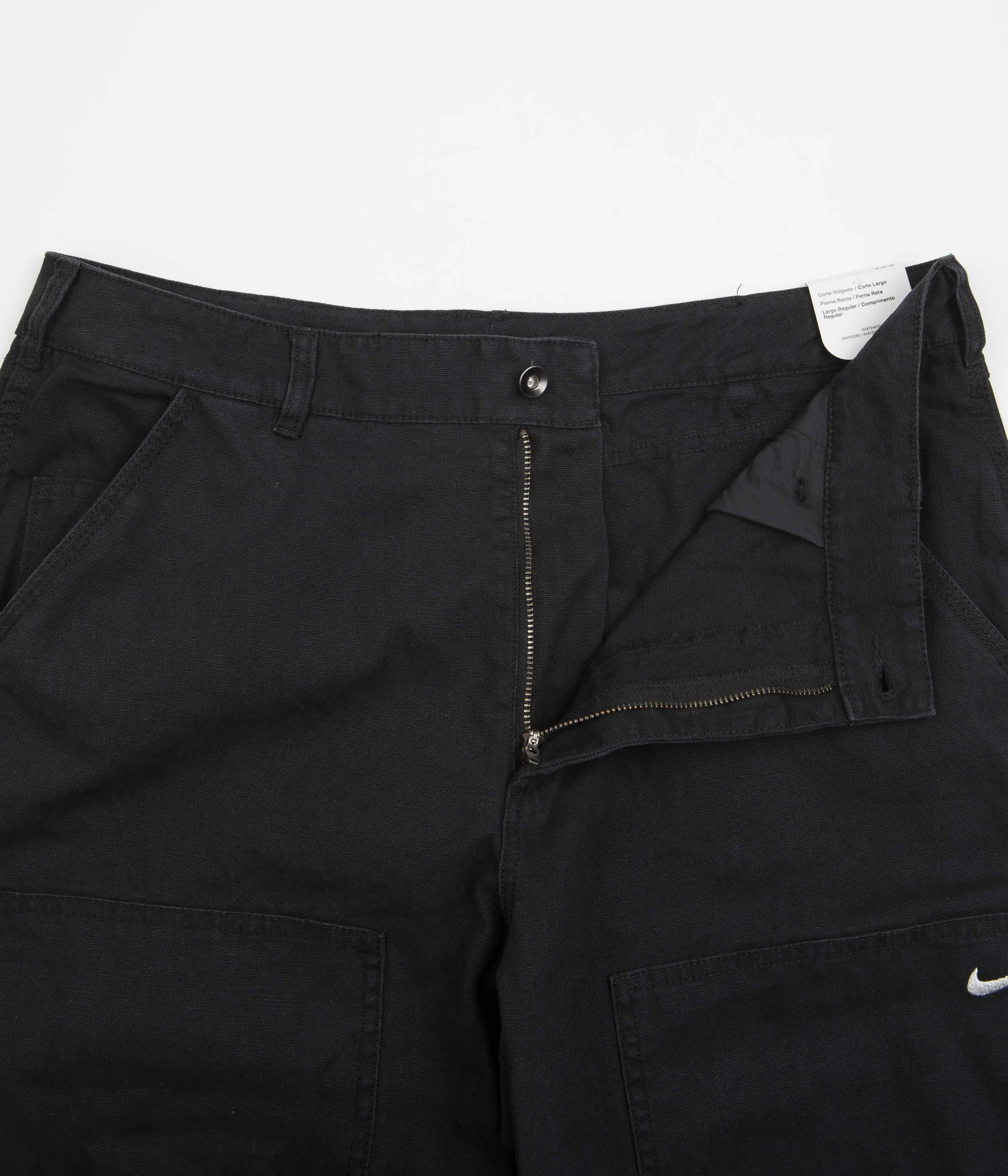 Nike Double Panel Unlined Pants - Black / White