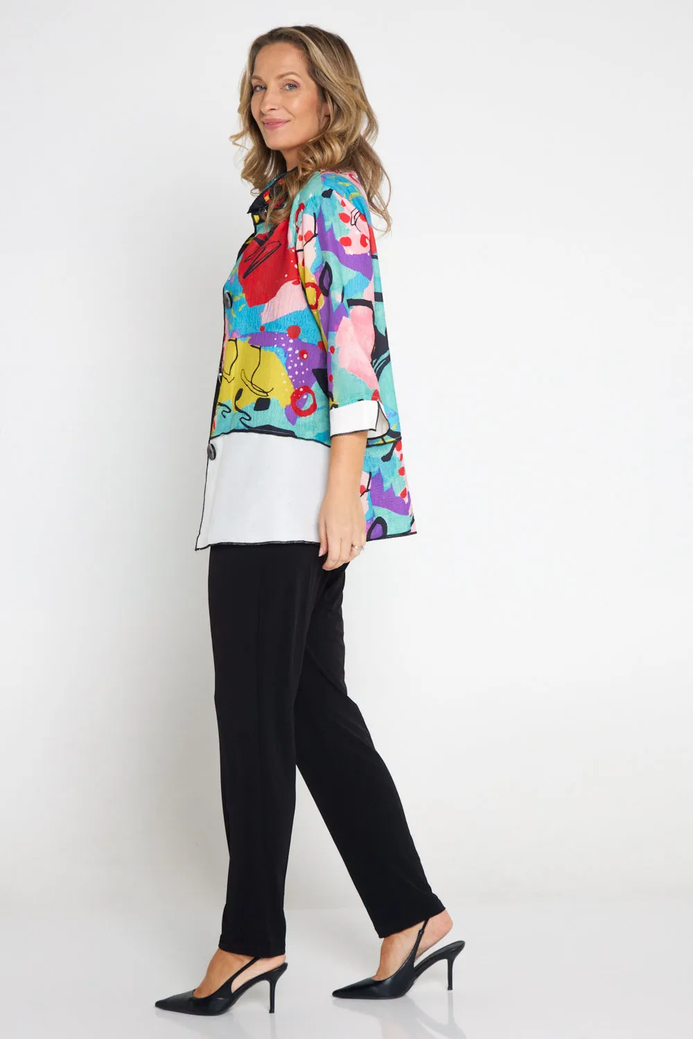 Overlock Mix Shirt - Gallery Multi Print